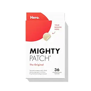Mighty Patch Original – hydrocolloid acne patches for fast, gentle pimple healing; vegan, cruelty-free, and bestselling skincare solution on Amazon